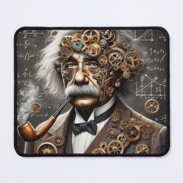 Item preview, Albert Einstein Steampunk designed and sold by sevenmountains.