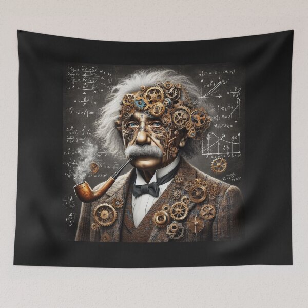 Item preview, Albert Einstein Steampunk  designed and sold by sevenmountains.