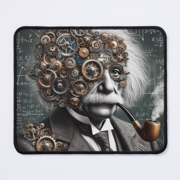 Item preview, Albert Einstein Steampunk  designed and sold by sevenmountains.