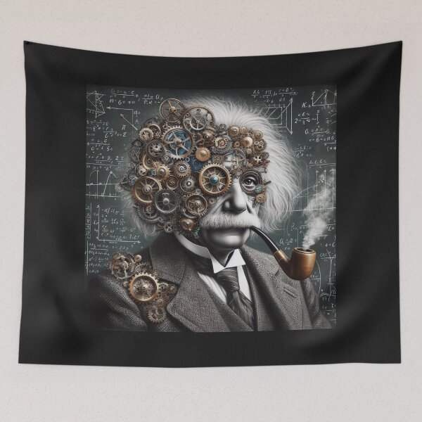 Item preview, Albert Einstein Steampunk  designed and sold by sevenmountains.