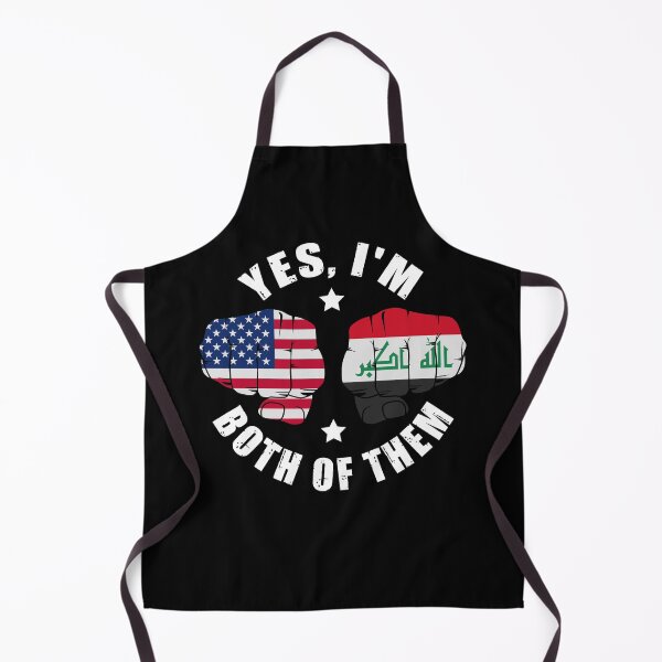 Item preview, Half American Half Iraqi Flag Yes I'm Both Of Them designed and sold by OX-tright.