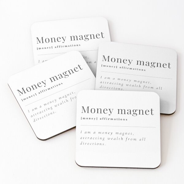 Item preview, Money magnet affirmations wealth abundance universe manifest designed and sold by SoulfulT.