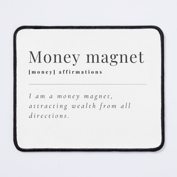 Item preview, Money magnet affirmations wealth abundance universe manifest designed and sold by SoulfulT.