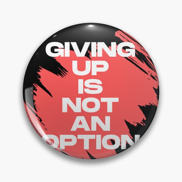 Item preview, Giving Up Is Not an Option: Inspirational Wrestling Typography 2 designed and sold by GoodTripper.