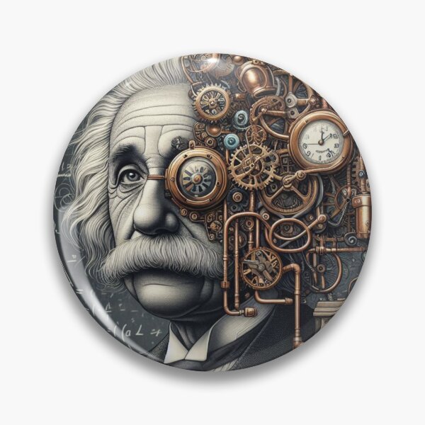 Item preview, Albert Einstein Steampunk  designed and sold by sevenmountains.