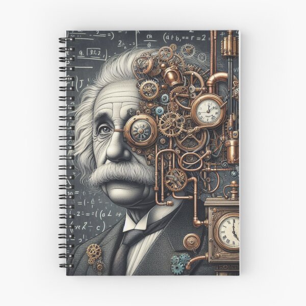 Item preview, Albert Einstein Steampunk  designed and sold by sevenmountains.