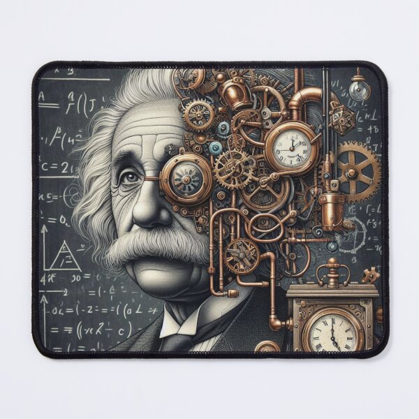 Item preview, Albert Einstein Steampunk designed and sold by sevenmountains.