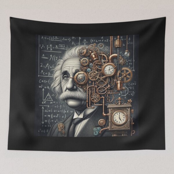 Item preview, Albert Einstein Steampunk  designed and sold by sevenmountains.