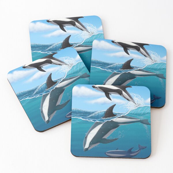 Item preview, Hourglass Dolphins designed and sold by JeMiChi Art.