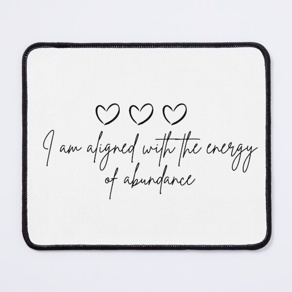 Item preview, I am aligned with the energy of abundance money affirmations wealth universe manifest designed and sold by SoulfulT.