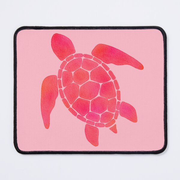 Item preview, Pink Watercolor Turtle designed and sold by art-by-soma.