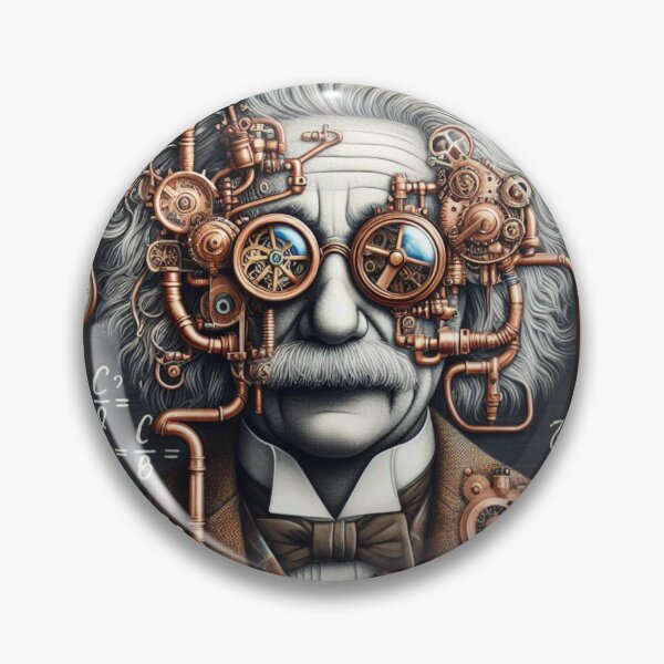 Item preview, Albert Einstein Steampunk  designed and sold by sevenmountains.