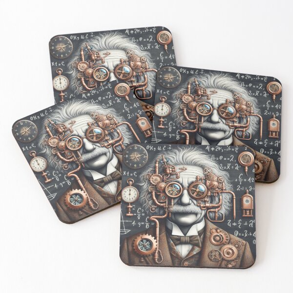 Item preview, Albert Einstein Steampunk  designed and sold by sevenmountains.