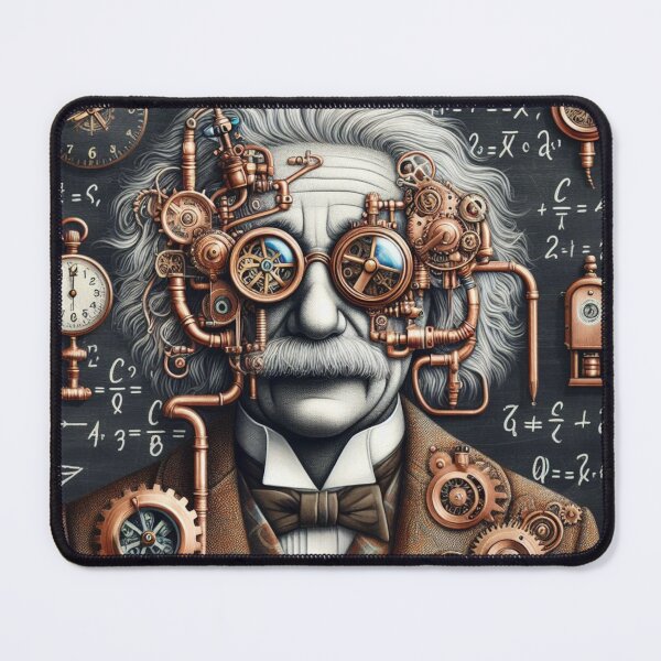Item preview, Albert Einstein Steampunk designed and sold by sevenmountains.