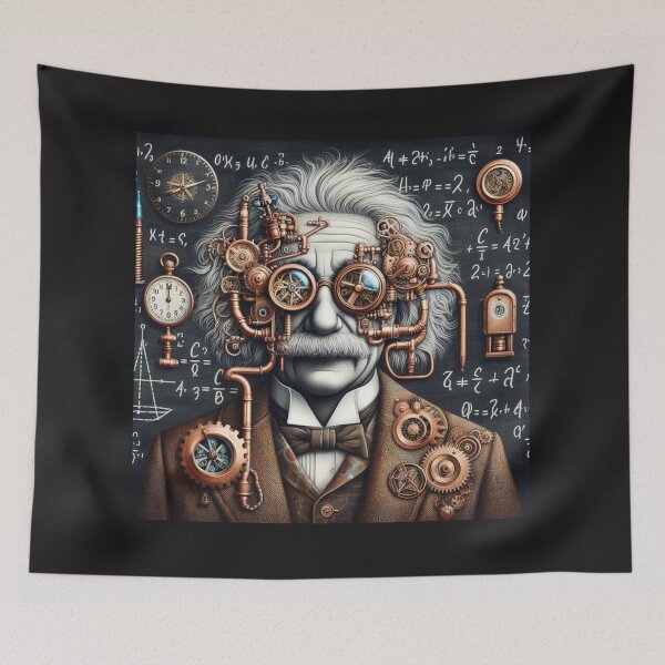 Item preview, Albert Einstein Steampunk  designed and sold by sevenmountains.