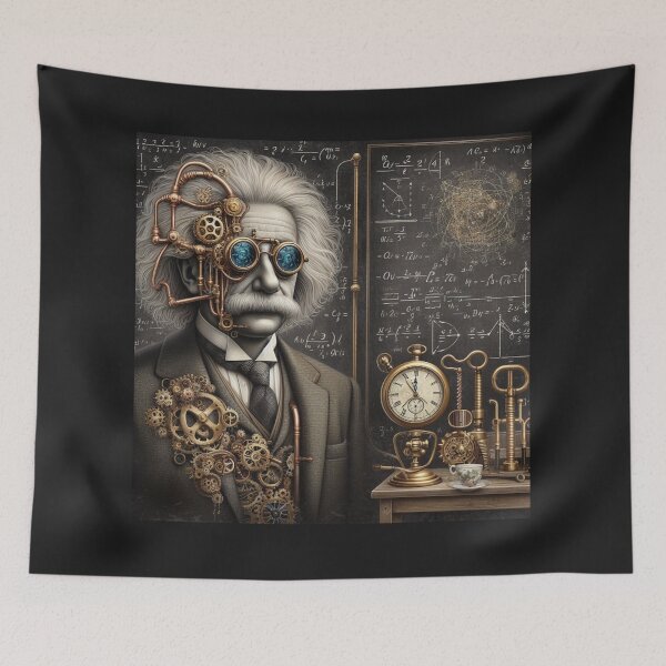Item preview,  Albert Einstein Steampunk  designed and sold by sevenmountains.