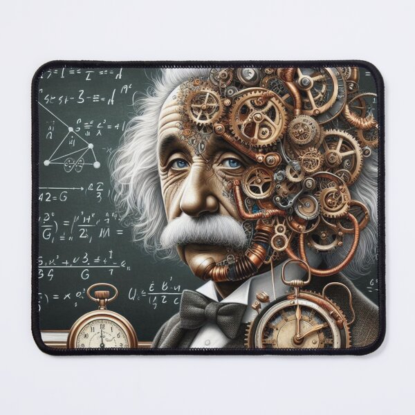 Item preview, Albert Einstein Steampunk designed and sold by sevenmountains.