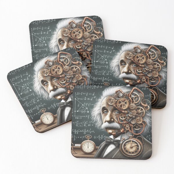 Item preview, Albert Einstein Steampunk  designed and sold by sevenmountains.
