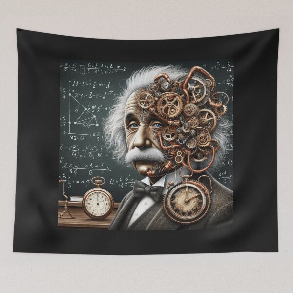 Item preview, Albert Einstein Steampunk  designed and sold by sevenmountains.