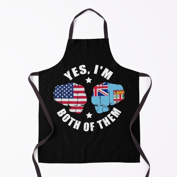 Item preview, Half American Half Fijian Flag Yes I'm Both Of Them designed and sold by OX-tright.
