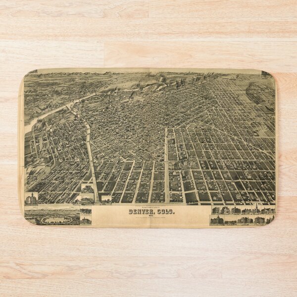 Item preview, Denver, Colorado (1889) designed and sold by allhistory.