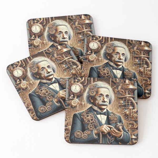 Item preview, Albert Einstein Steampunk  designed and sold by sevenmountains.