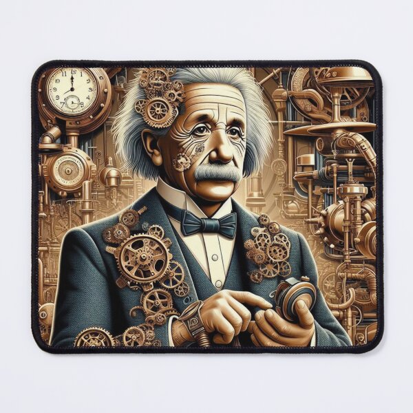 Item preview, Albert Einstein Steampunk designed and sold by sevenmountains.