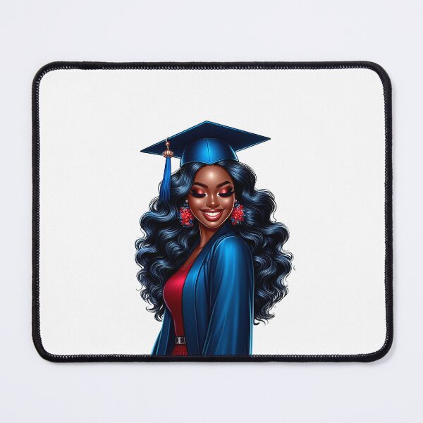 Item preview, Graduation Black Woman, Graduating Girl, Highschool Graduate, College Senior, Black Girl Graduating. designed and sold by gabrielakrall.