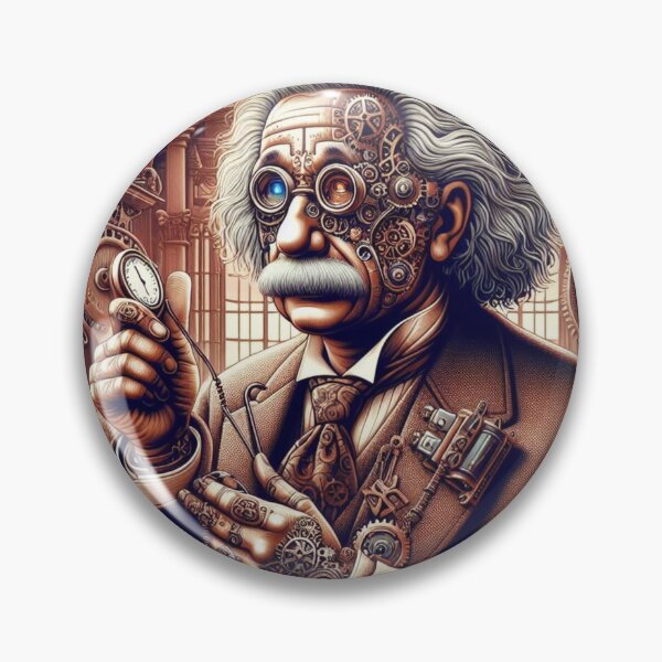 Item preview, Albert Einstein Steampunk  designed and sold by sevenmountains.