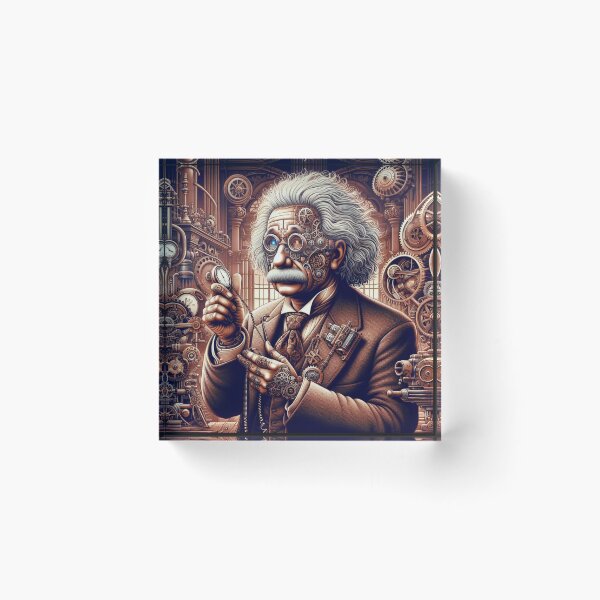 Item preview, Albert Einstein Steampunk  designed and sold by sevenmountains.
