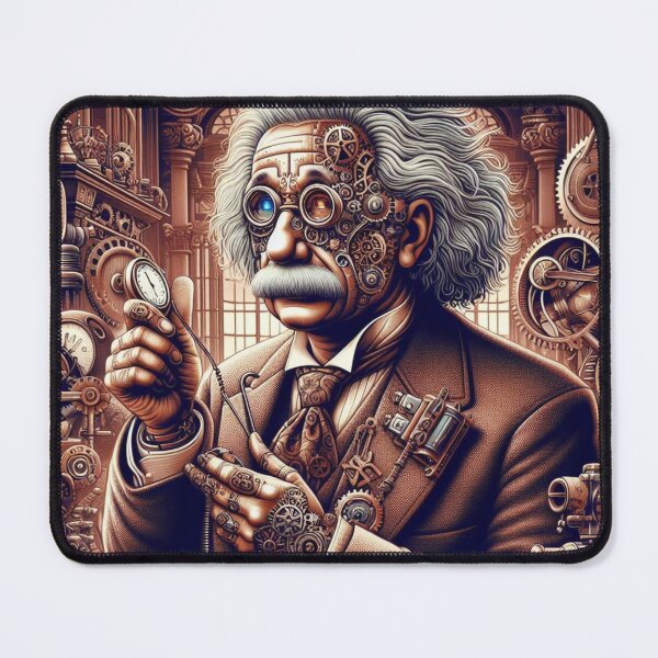 Item preview, Albert Einstein Steampunk designed and sold by sevenmountains.