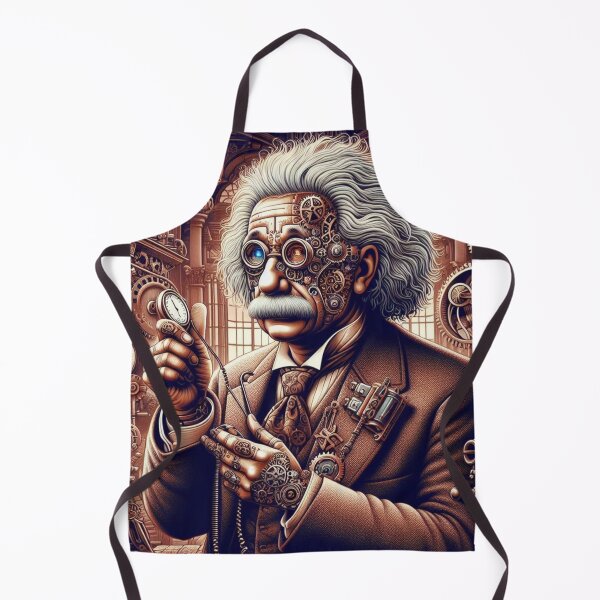Item preview, Albert Einstein Steampunk designed and sold by sevenmountains.