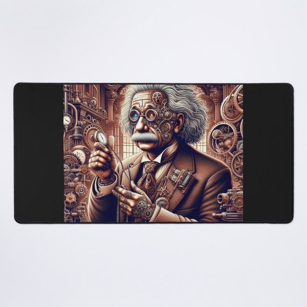 Item preview, Albert Einstein Steampunk designed and sold by sevenmountains.