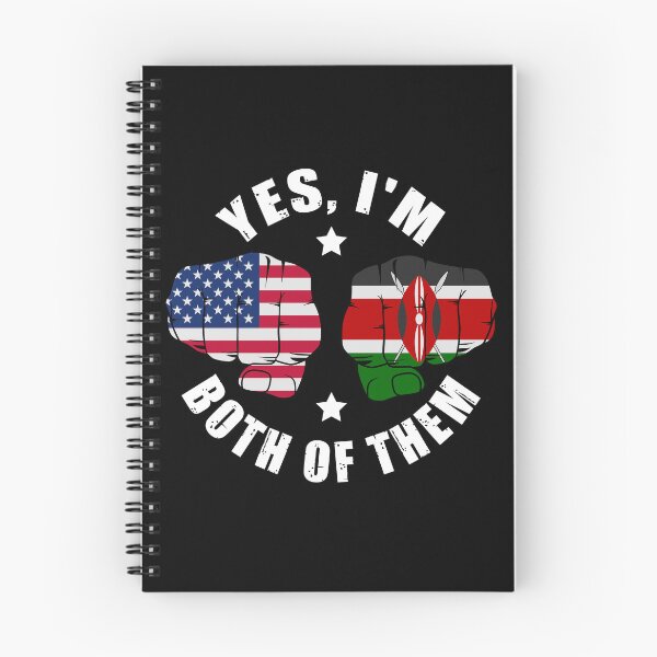 Item preview, Half American Half Kenyan Flag Yes I'm Both Of Them designed and sold by OX-tright.