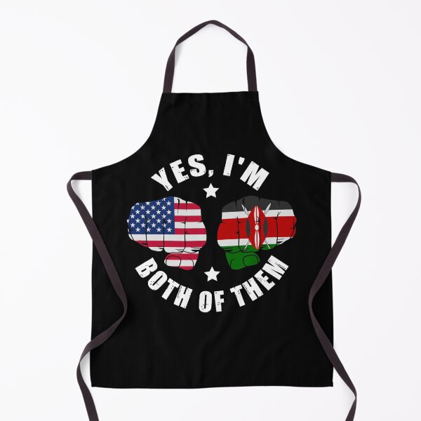 Item preview, Half American Half Kenyan Flag Yes I'm Both Of Them designed and sold by OX-tright.