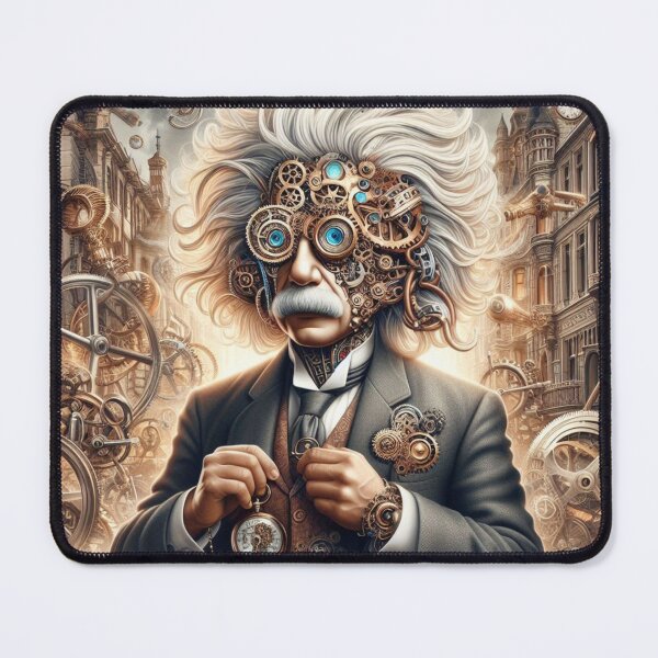 Item preview, Albert Einstein Steampunk designed and sold by sevenmountains.