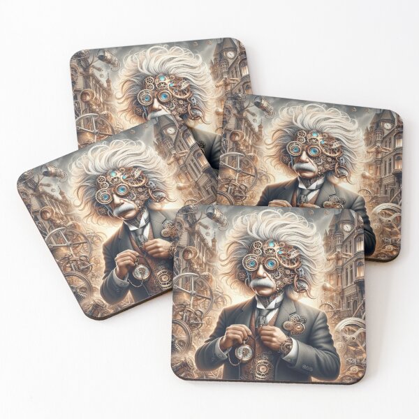 Item preview, Albert Einstein Steampunk  designed and sold by sevenmountains.