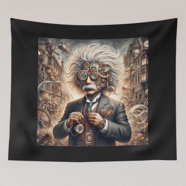 Item preview, Albert Einstein Steampunk  designed and sold by sevenmountains.
