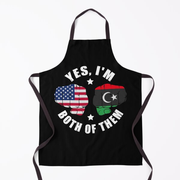 Item preview, Half American Half Libyan Flag Yes I'm Both Of Them designed and sold by OX-tright.