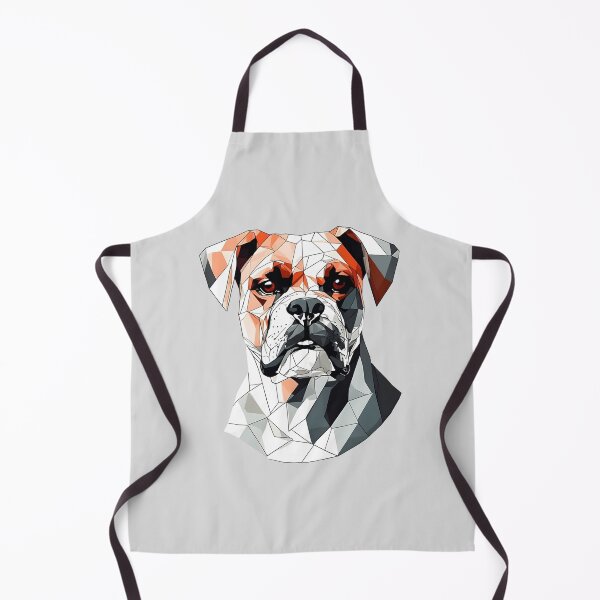 Aperçu de l'œuvre Chien Boxer (design minimaliste) créée et vendue par brindled.