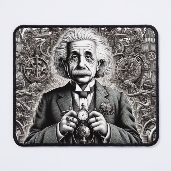 Item preview, Albert Einstein Steampunk designed and sold by sevenmountains.