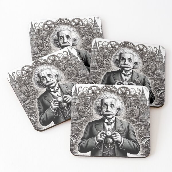 Item preview, Albert Einstein Steampunk  designed and sold by sevenmountains.