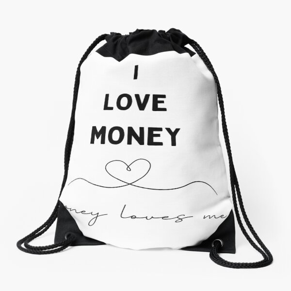 Artikel-Vorschau von I love money, money loves me affirmations wealth universe manifest, designt und verkauft von SoulfulT.