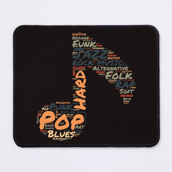 Item preview, Rock Music Genres designed and sold by Dominic-Design.