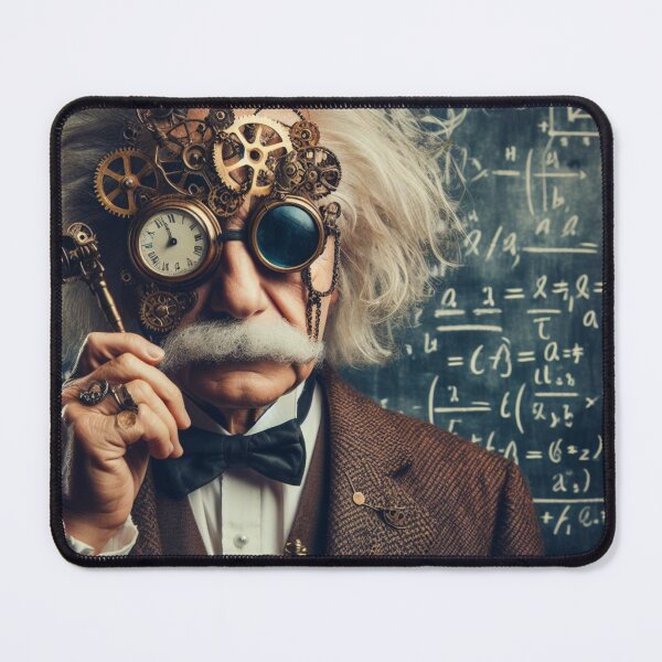 Item preview, Albert Einstein Steampunk designed and sold by sevenmountains.