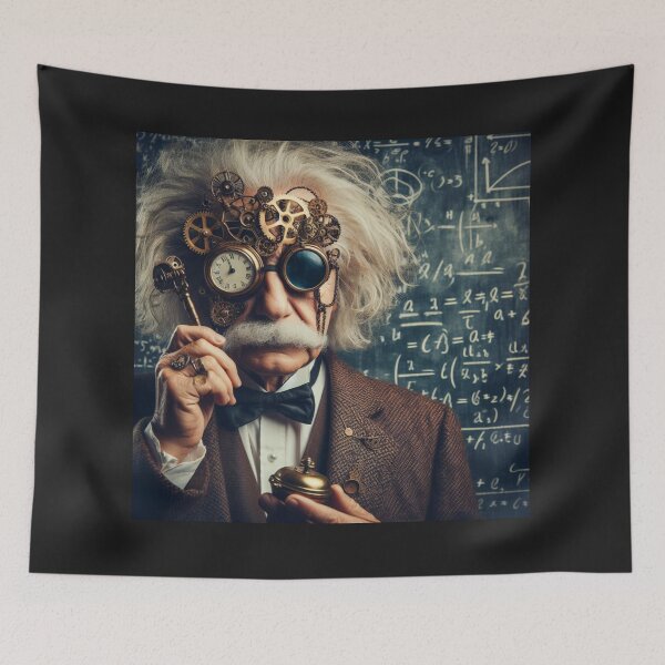 Item preview, Albert Einstein Steampunk  designed and sold by sevenmountains.