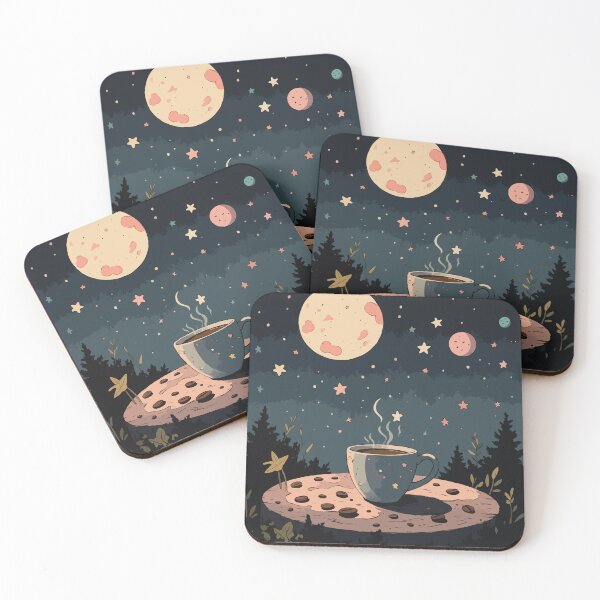 Item preview, Souls & Friends - Galactic Midnight Coffee designed and sold by LeftImpressed.