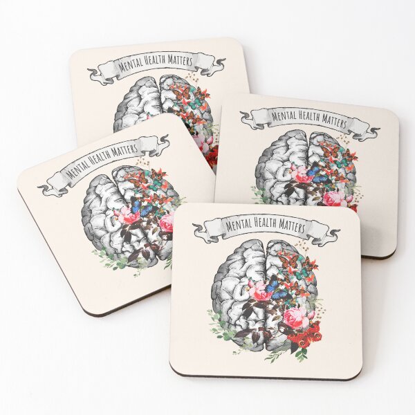 Item preview, Mental health, mental illness, brain, psychology, neuroscience, mental health matters designed and sold by Collagedream.