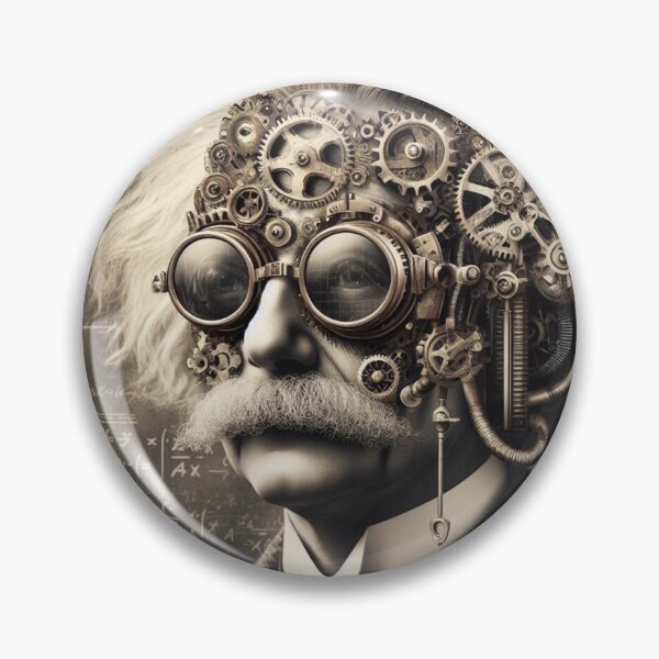 Item preview, Albert Einstein Steampunk  designed and sold by sevenmountains.