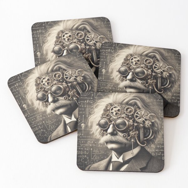 Item preview, Albert Einstein Steampunk  designed and sold by sevenmountains.